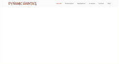 Desktop Screenshot of dynamic-habitat.com