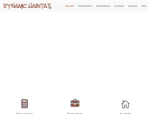 Tablet Screenshot of dynamic-habitat.com